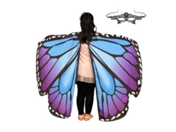 Laxiscreed Cape Halloween E Dança Do Ventre Com Borboleta Grande Spin Para Festas E Espetáculos