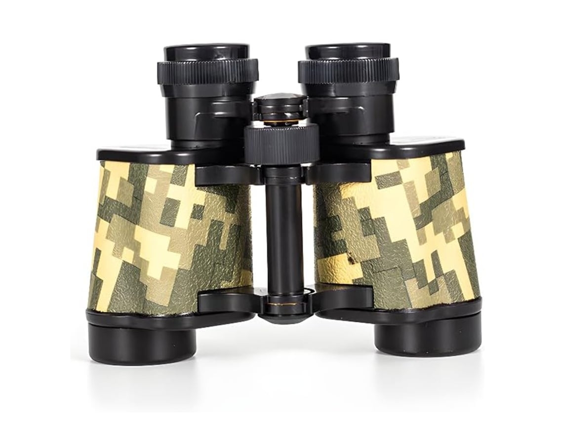 Telescópio de Metal para Acampamento Ao Ar Livre de Alta Potência Hd 8x30 de Médio Alcance Portátil Cor Camuflada USHION