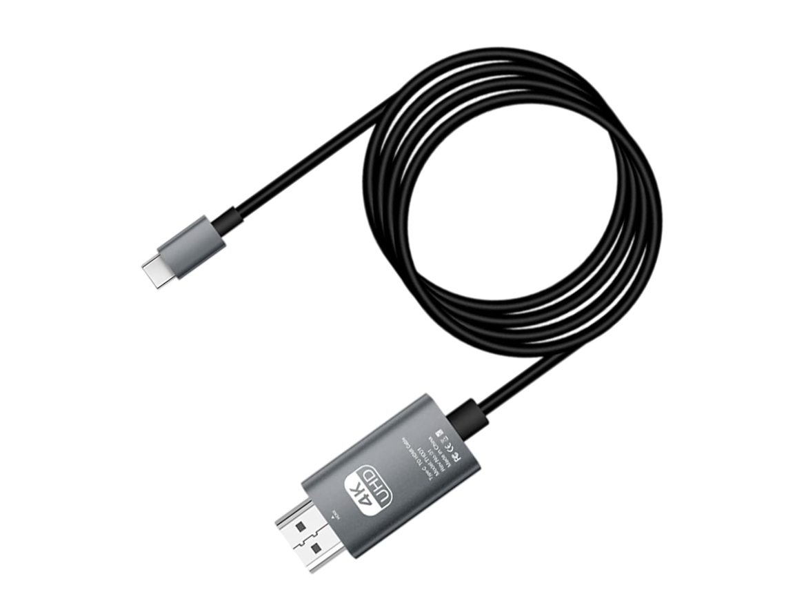 Adaptador Usb-c Para Hdtv - Cabo Conversor 4k, De Saída Vídeo,