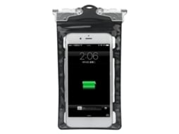 Saco Impermeável para Celular até 6,2 polegadas, Preto EOOCOO (com Sibilos de Salvamento)