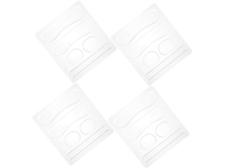 Protetores De Calcanhar Invisíveis Em Silicone, Flexíveis E Fáceis De Cortar, 4 Folhas Protetoras Antiderrapantes Para