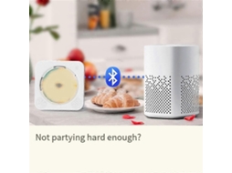 Leitor de Cd Portátil com Bluetooth, Alto falantes Duplos, Rádio Fm, Usb e Modo Fone de Ouvido. TAISHENGDA