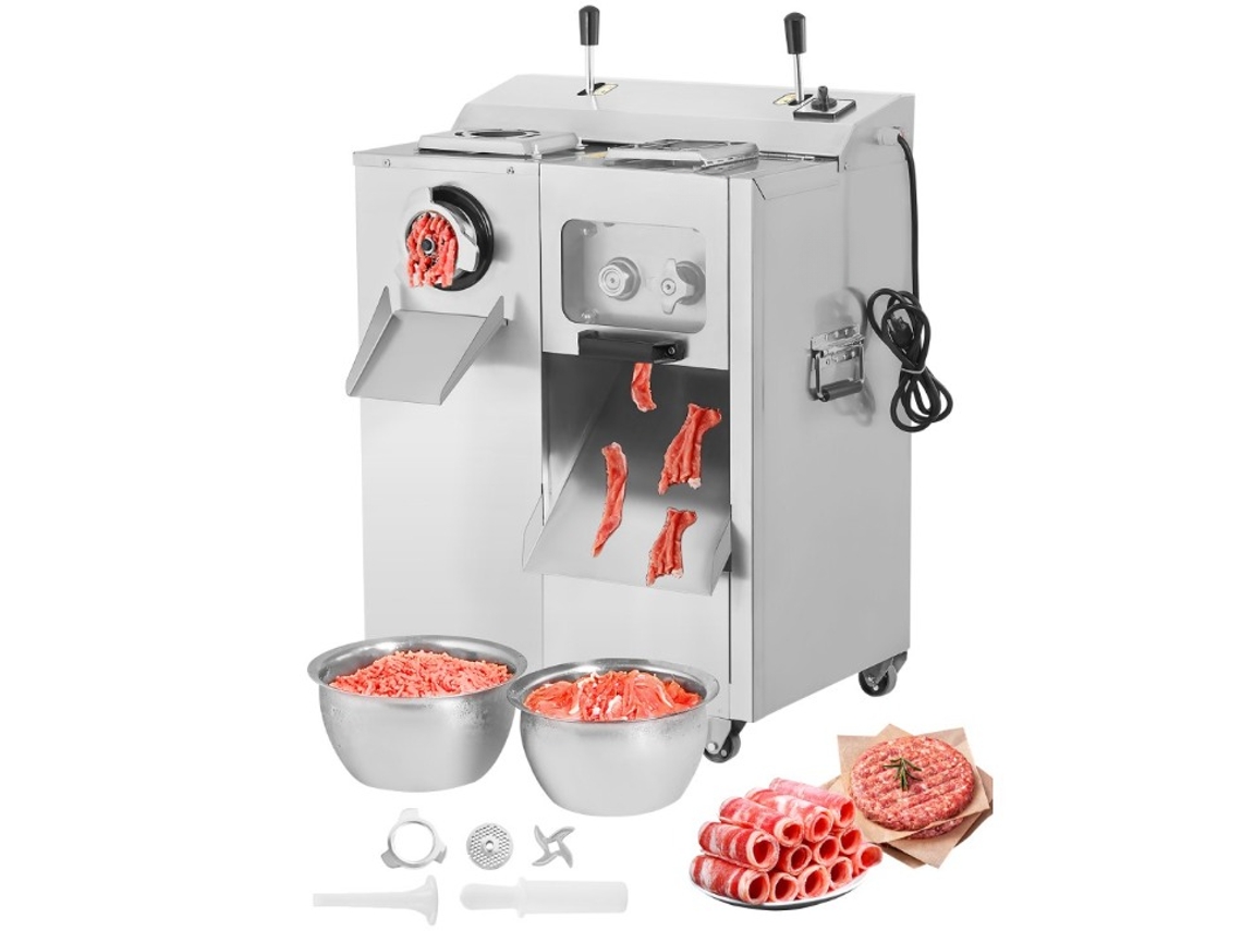 Moedor De Carne Elétrico E Industrial 3 Em 1 Tekmaquinas