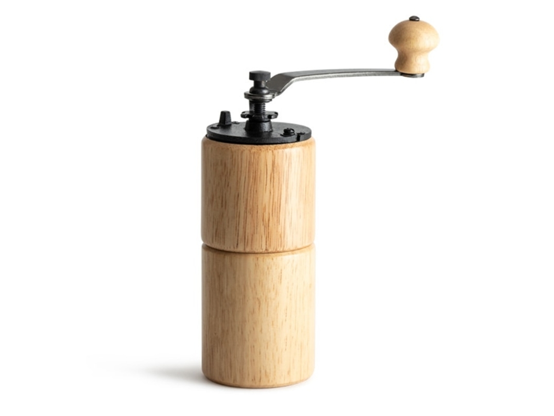 Moedor Manual De Grãos De Café Moedor De Madeira Com Broca De Ferro Fundido Brilvibera
