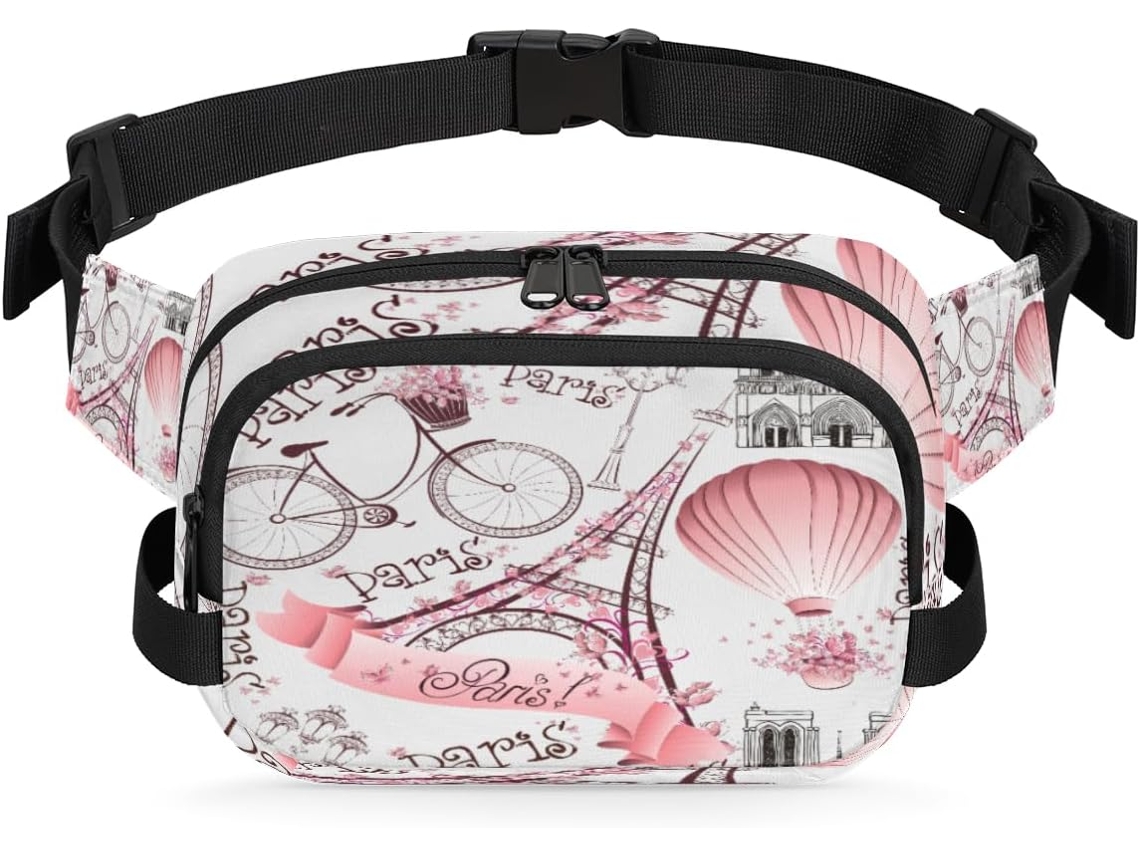 Bolsa AQUAFORGE de Ombro Grande, Estampa de Animais Fogo