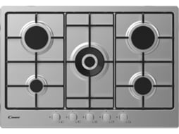 Placa de Gás CANDY CHW 74WX (Gás Natural - 74.5 cm - Inox)