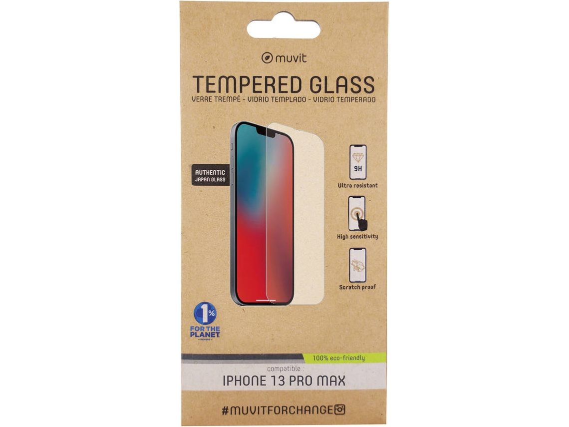 Pelicula de Vidro MUVIT iPhone 13 Pro Max