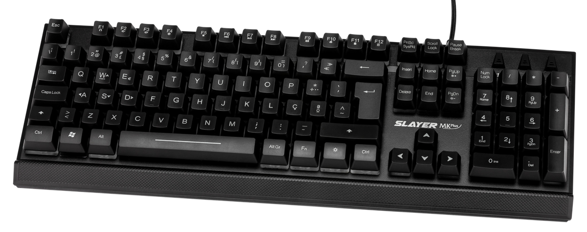 Teclado Gaming MK PLUS TG8120SLAYER (Membrana - Português - Preto)