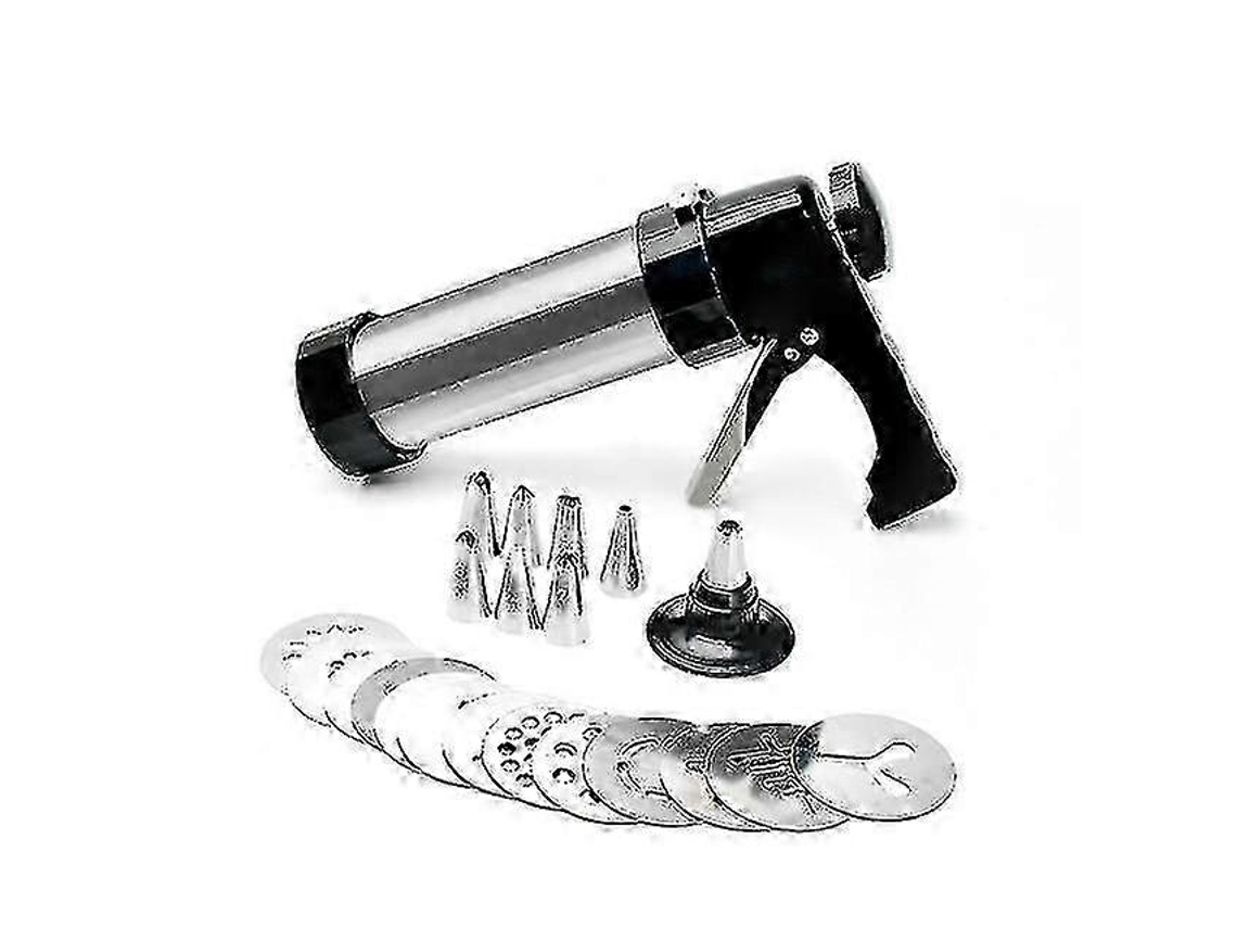 Kit De Prensa Para Biscoitos Com 13 Moldes E 8 Bicos De Confeitar Para Bolos E Biscoitos. Nostalgia88