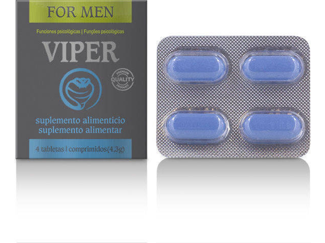 Suplemento Alimentício COBECO Pharma Viper Potenciador Masculino (4 Cápsulas)