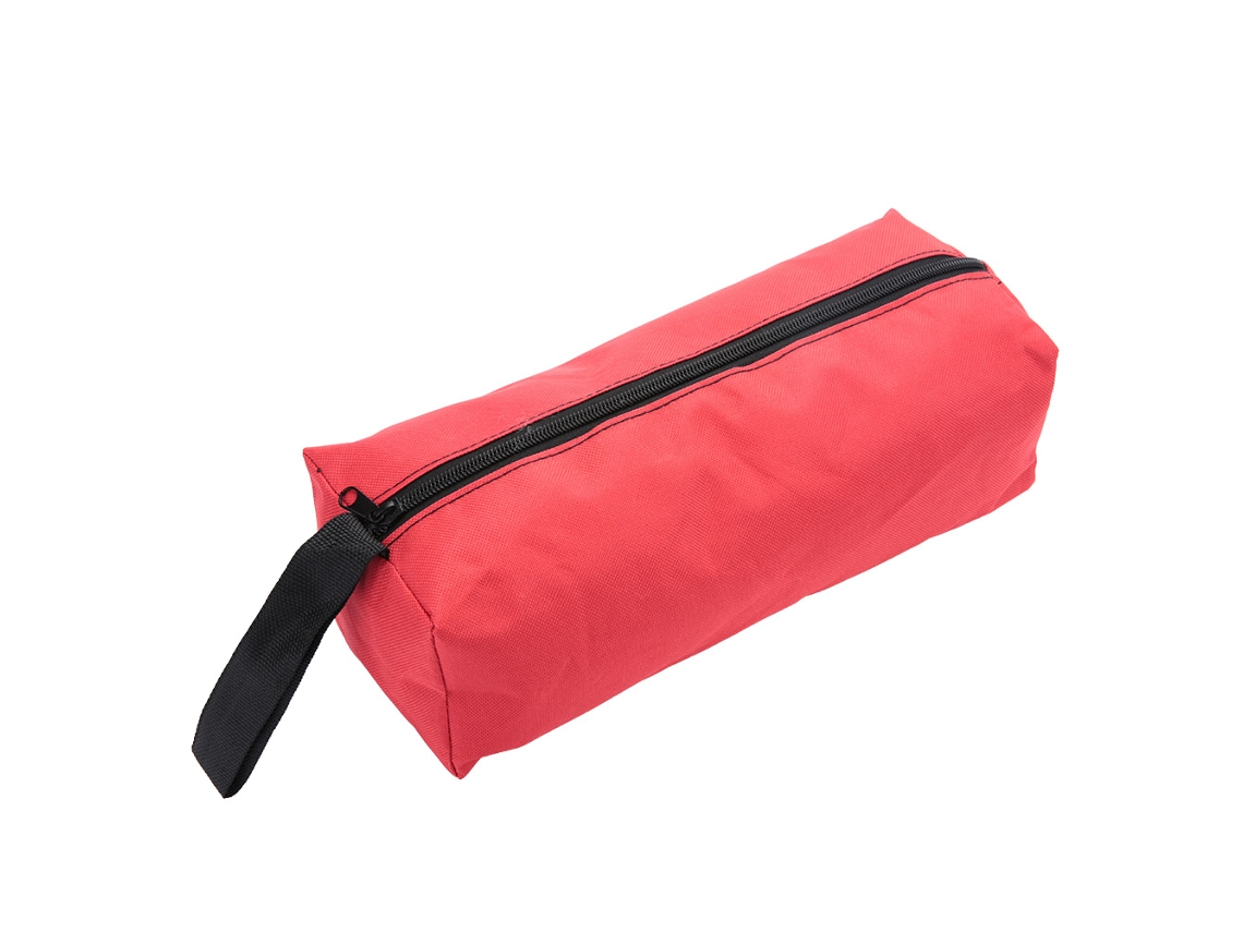 Bolsa De Ferramentas Multifuncional Com Zíper Para Alicates, Parafusos E Ferramentas De Reparação (vermelha)