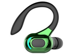 Kit Mãos-Livres  Opp Bag Single Ear Bluetooth  F8 Bluetooth 5.2 Business  Green