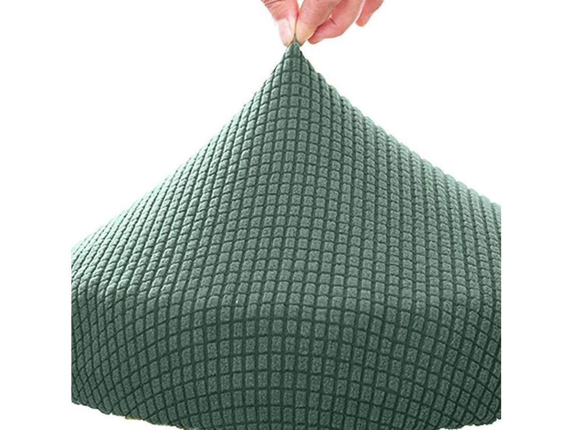 2026-funda De Silla Elástica De Poliéster Lavable Almohadilla Redonda Para Taburete Hogar Cor Verde