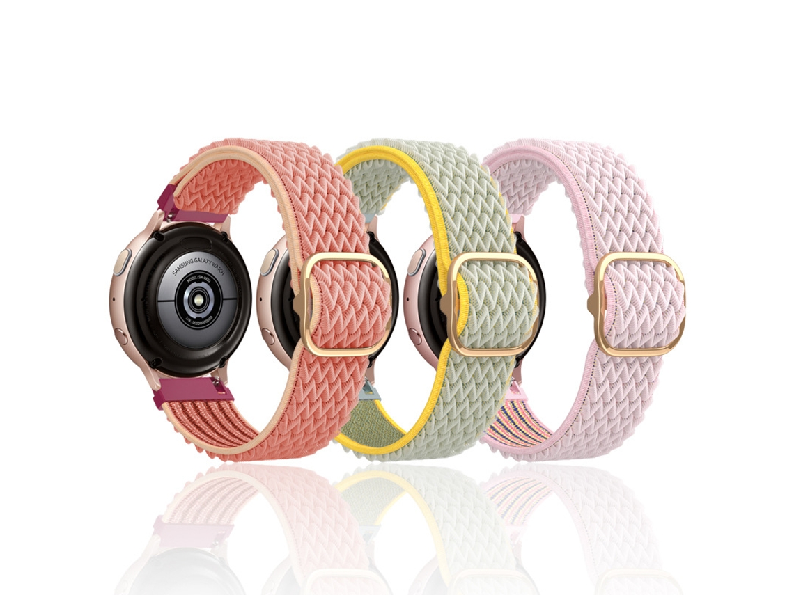 Novo Pacote Com 3 Pulseiras De 20 Mm Compatíveis Com O Samsung Galaxy Watch Active 2 (40 M)