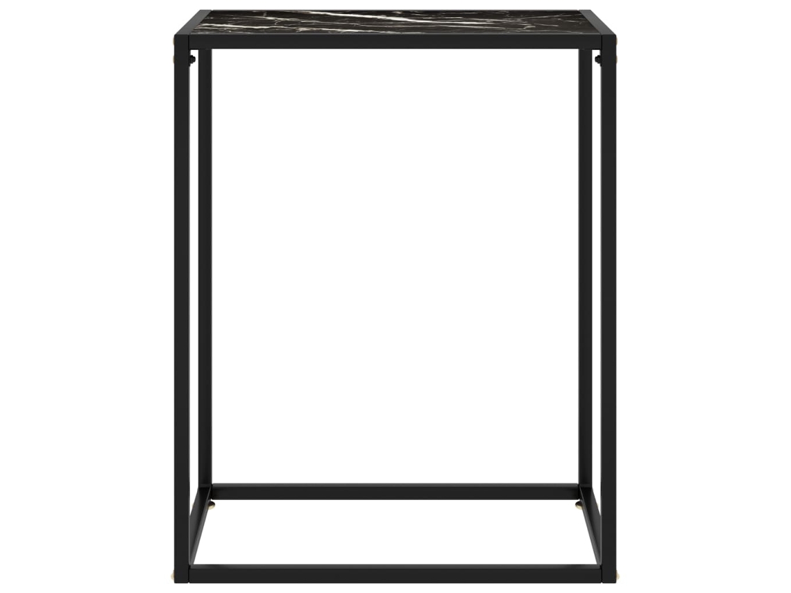 Mesa Consola 60x35x75 Cm Vidro Temperado Preto MAISON EXCLUSIVE