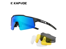 Óculos De Ciclismo Com Quatro Lentes, Óculos De Proteção Contra Vento Para Bicicleta, Para Bicicleta De Estrada.