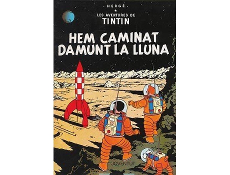 Livro Hem Caminat Damunt La Lluna de Hergé