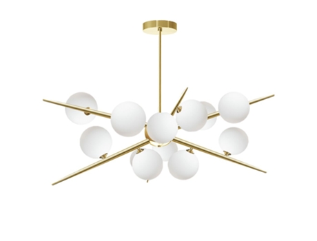 Luminária De Teto Pendente Toollight App998 12cp Gold