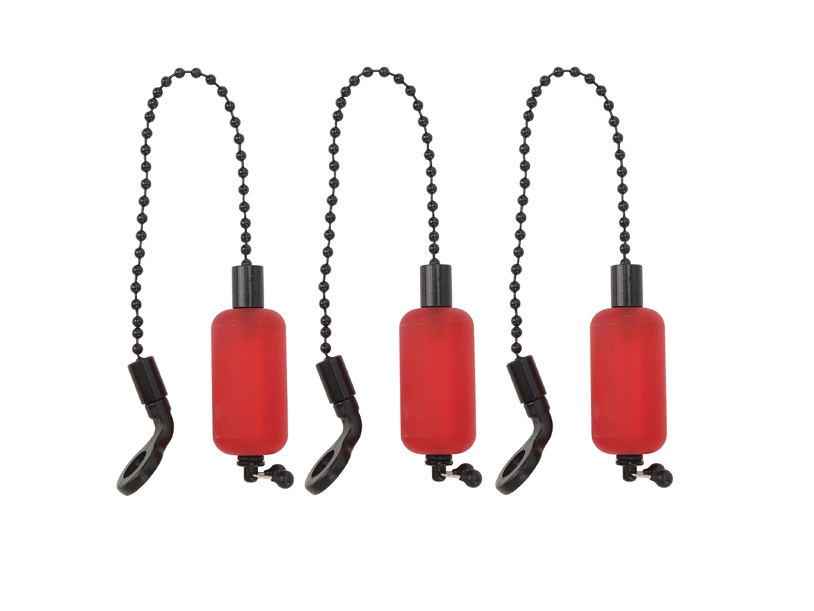 Indicador de Mordida de Pesca Portátil Vermelho 3pcs