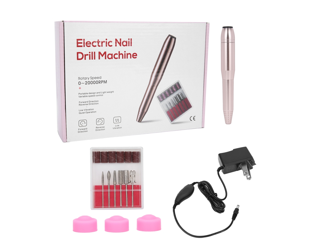 Lixa De Unha Elétrica, Lixa De Unha Profissional Portátil, Ferramenta De Manicure E Pedicure, Plugue Americano, Dourada Slowmoose