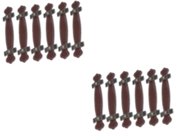 Uonlytech Conjunto De 12 Puxadores Couro Para Portas E Gavetas, Ideais Para Uso Prático Em Armários E Móveis