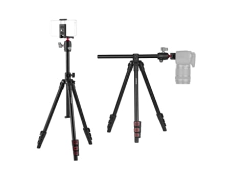 Tripé portátil para câmera Andoer Q160h, tripé profissional de viagem com montagem horizontal e visão panorâmica de 360 ??graus