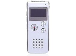 Lurelia Gravador De Chamadas Telefónicas 16gb Com Usb, Redução De Ruído, Reprodução Mp3 Para Reuniões, Aulas, Entrevistas - Prata
