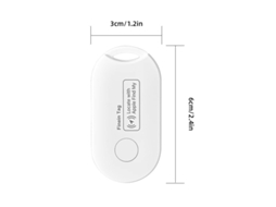 Compatível Com O Localizador Bluetooth Anti-perdas Para Animais De Estimação Da Apple (branco)