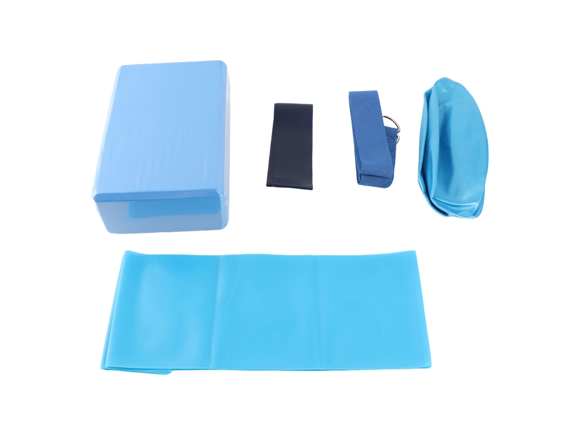 Kit Yoga Laxiscreed Com Blocos, Cinta, Bola E Acessórios Para Uma Prática Confortável E Completa
