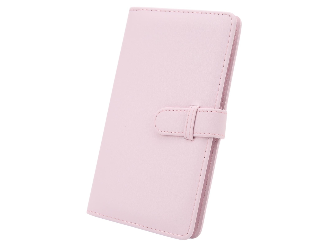 Álbum De Fotos Mini De Couro Pu 3 Polegadas 108 Bolsos
