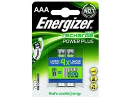 Pilhas Recarregáveis ENERGIZER HR03 700mAh AAA (2 unidades)