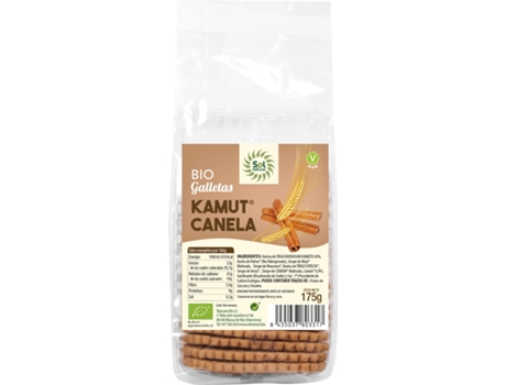 Bolachas SOLNATURAL De Kamut½ com Bio (Cacao, Coco - 175 g)
