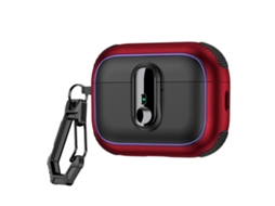 Estojo Magnético Armor Para Fones De Ouvido Sem Fio Airpods Pro 2 Com Trava De Segurança