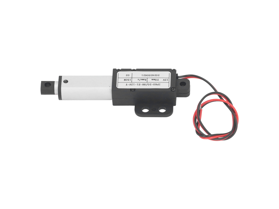 Actuador Linear Eléctrico 20mm 150n Ipx4 Motor Para Automatização Residencial Mesa Elevadora