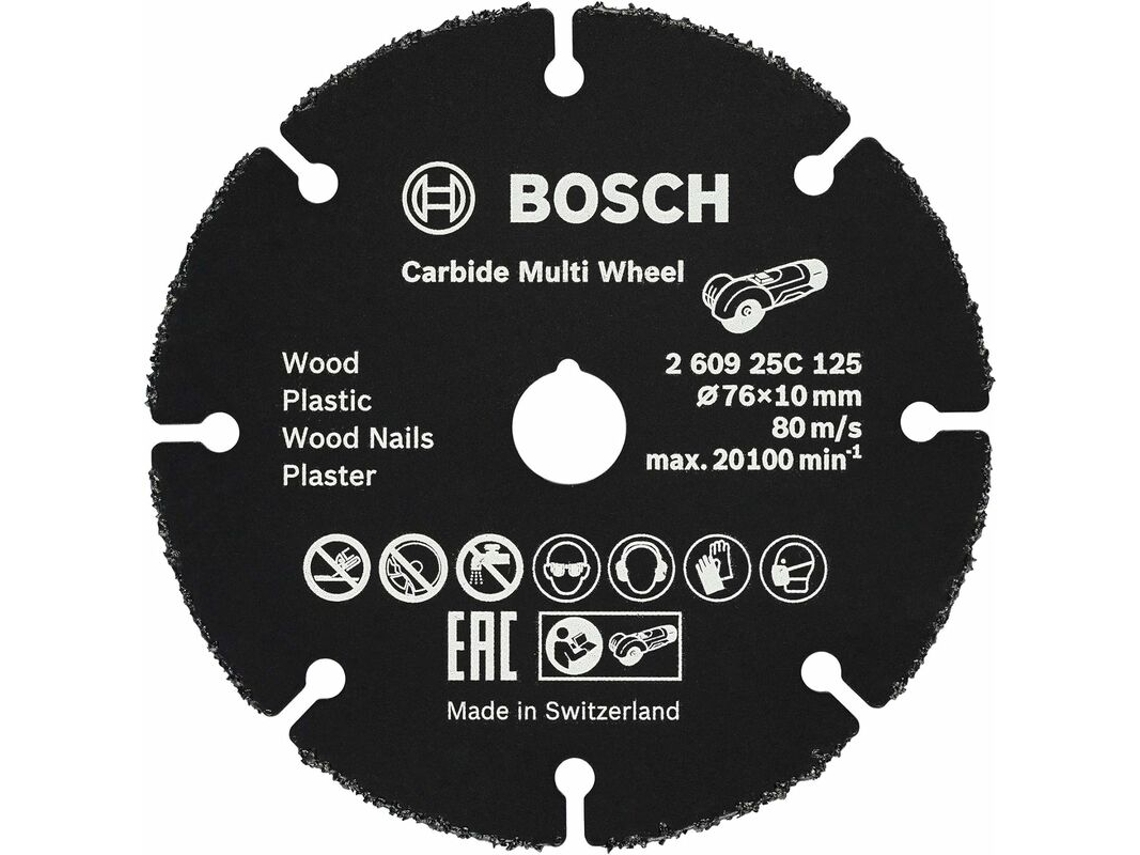 Disco De Corte Para Esmerilhadeira, 76 Mm