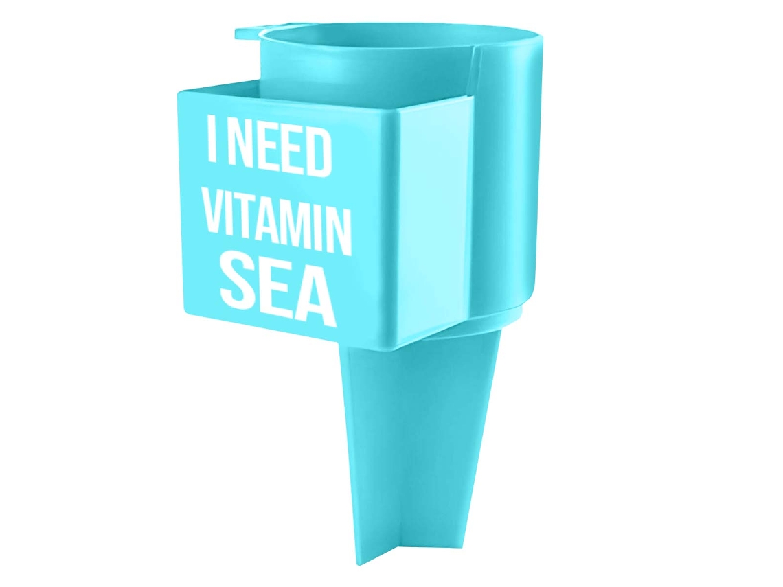 Porta copo de Praia para Bebida e Telefone com Compartimento Frontal CUISINE ELEGANCE