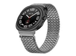 Pulseira De Aço Inoxidável Com Fecho Magnético De Nove Contas Para Samsung Galaxy Watch Ultra 47mm