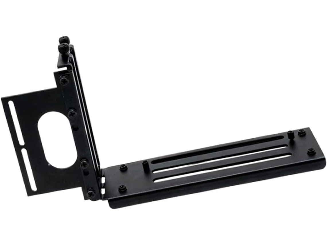 Suporte Metálico Vertical Para Gpu Pcie X16, Que Otimiza O Resfriamento E Garante A Instalação Segura Da Placa De Vídeo