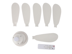 Laxiscreed Ventilador De Teto Com Luz Dimmable E Controlo Remoto Para Casa