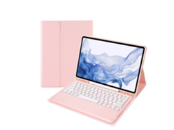 Lurelia Capa Com Teclado Bluetooth Para Samsung Tab S9plus 12.4 Com Rato E Teclado Externo