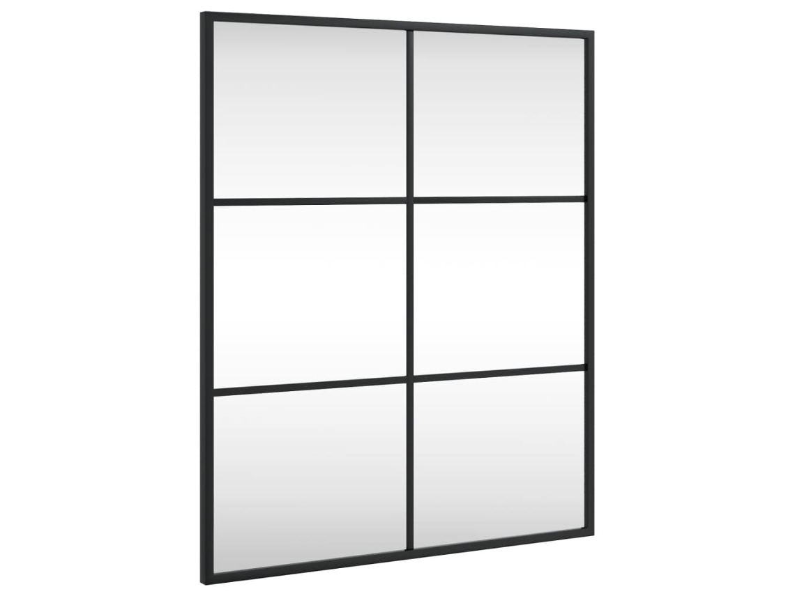 Wall Mirror, Wall Mirrors Vidaxl Preto Ferro (50 X 60 Cm)