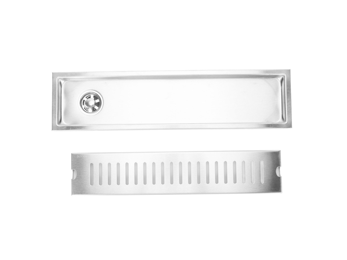 Conjunto de 2 conectores AQUAFORGE, para ralo de piso, sem odor