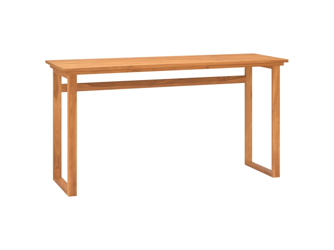 Vidaxl Secretária 120x45x75 Madeira De Teca Maciça