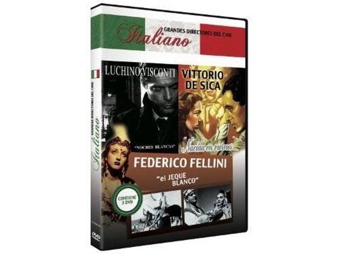 DVD Le Notti Bianche (1957) + Teresa Venerdì (1941) + Lo Sceicco Bianco (1952) / Grandes Directores del Cine Italiano
