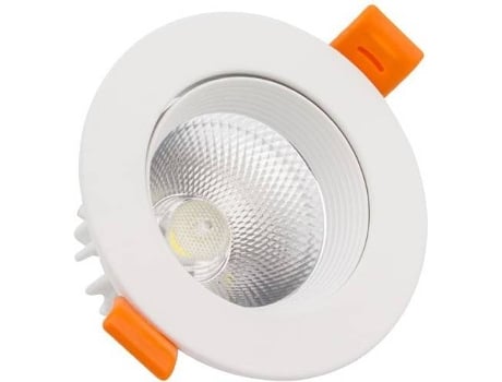 Foco Downlight LED PRISMICA DOWN3415_7483 (Branco - Alumínio - 9W)