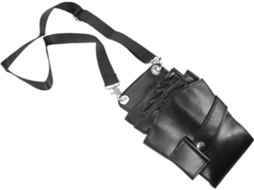 Kit de Ferramentas Para Cabeleireiro, Cabeleireiro Resistente à Corrosão, Preto Pu, Grande