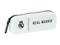 Bolsa de transporte quadrada de silicone Real Madrid 1st Equip. 24/25 18,5 x 7,5 x 5,5 cm. SAFTA