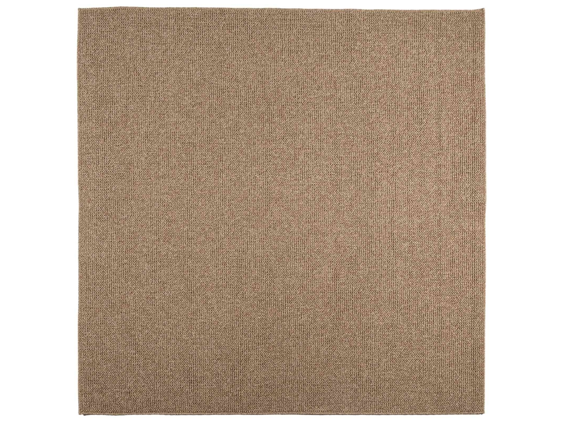Vidaxl Tapetes De Área Quadrado Agira Natural 200 X 200 Cm Poliéster