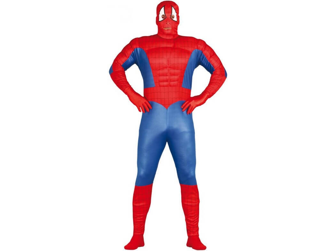 Fato de Homem DISFRAZZES Homem Aranha Musculado (Tam: L)