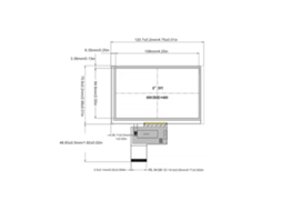 Módulo De Display Tft Lcd De 5 Polegadas 800x480 Rgb